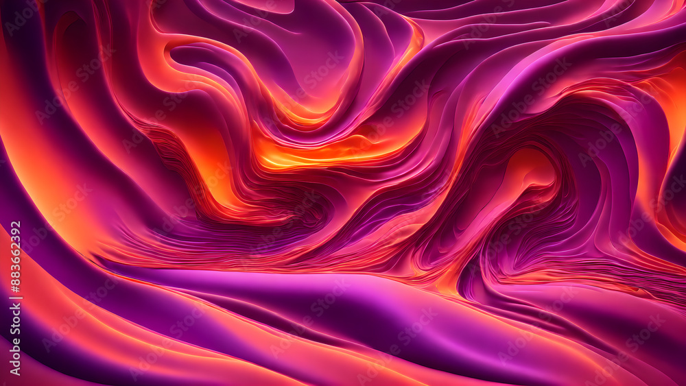 Obraz premium Sunset Swirl abstract background wallpaper