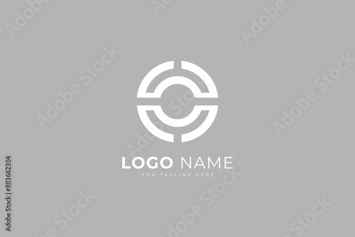 letter O logo design vector template design for brand