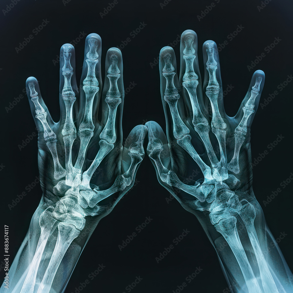 Finger x-ray film Finger x-ray film