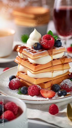dessert, cake, food, sweet, fruit, strawberry, berry, cream, raspberry, fresh, breakfast, delicious, pastry, white, cheesecake, plate, chocolate, berries, red, pancakes, blueberry, tart, baked, gourme photo