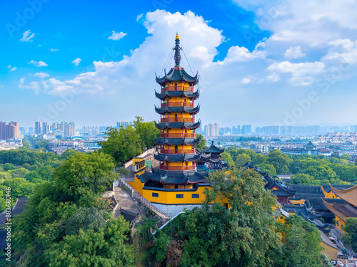 Jinshan Scenic Spot, Zhenjiang City, Jiangsu Province, China photo
