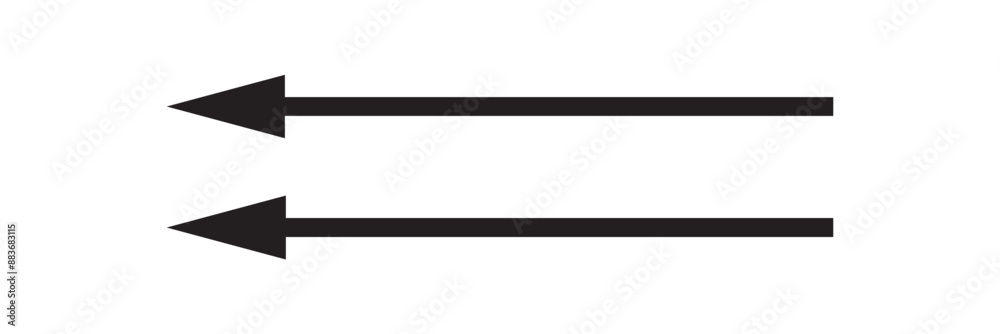 Black arrow two side pointing right, and left. black Arrows shape element
Black arrow two side pointing right, and left. black Arrows shape element