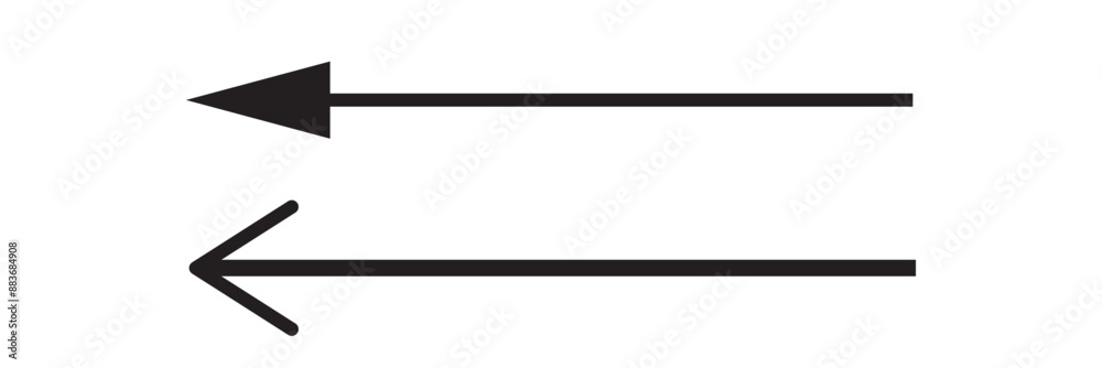Long arrows icon set. Vector set of trendy long arrows left and right in flat style. Black arrows vector illustration. Icons isolated.
Long arrows icon set. Vector set of trendy long arrows left and right in flat style. Black arrows vector illustration. Icons isolated.