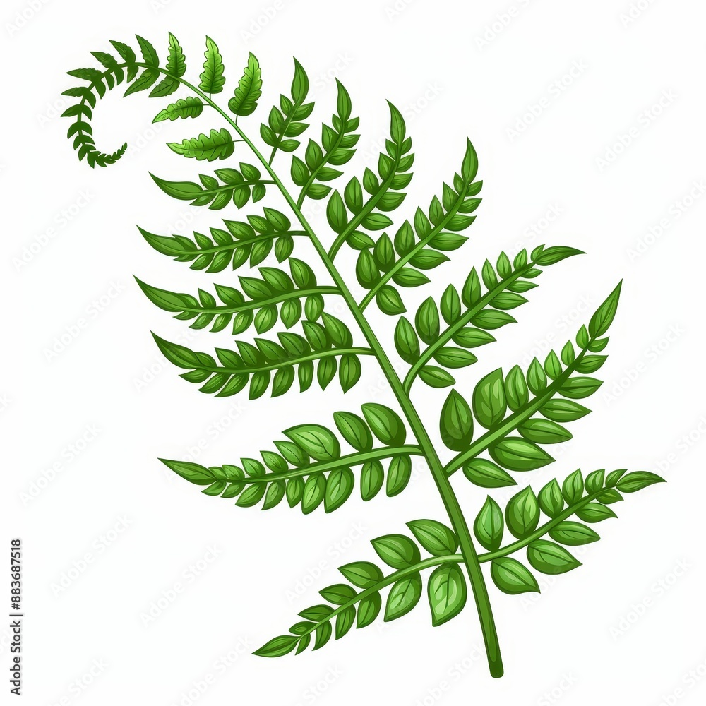A green leafy plant with a spiral shape A green leafy plant with a spiral shape