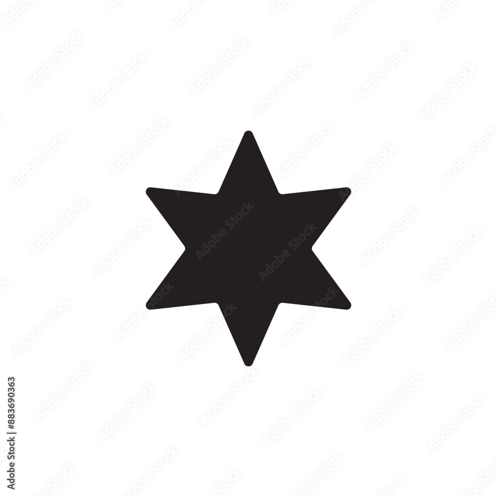 Star vector icon. Black star - Vector icon star Icon Vector / star icon / star- Vector icon on white background. Star vector icon. Black star - Vector icon star Icon Vector / star icon / star- Vector icon on white background.
