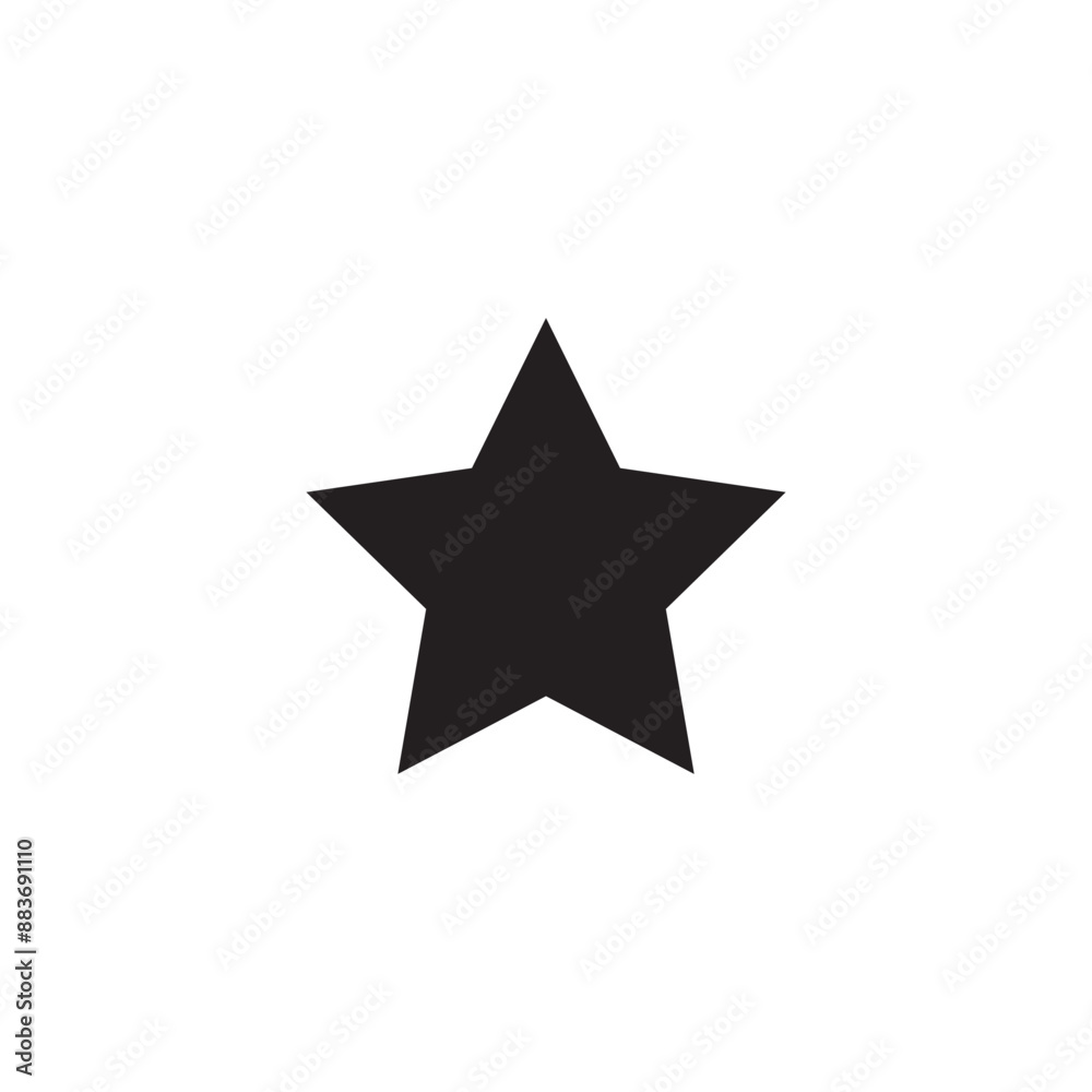 Illustration vector of black single stars. star icon glyph style design. Illustration vector of black single stars. star icon glyph style design.