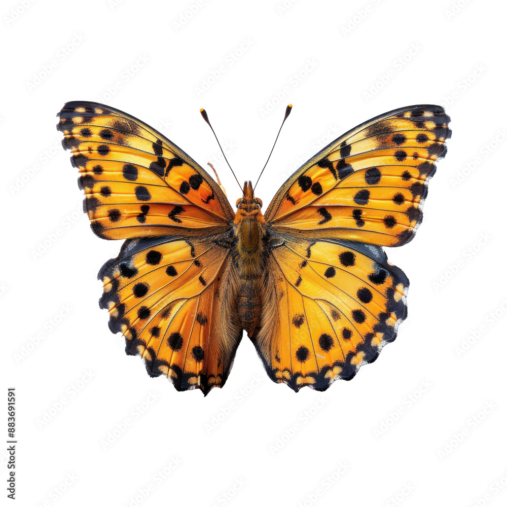 Obraz premium A Butterfly isolated on a transparent background for web, banner, wallpaper