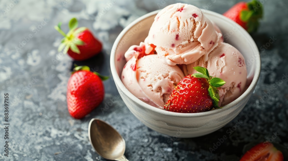 strawberry ice cream strawberry ice cream