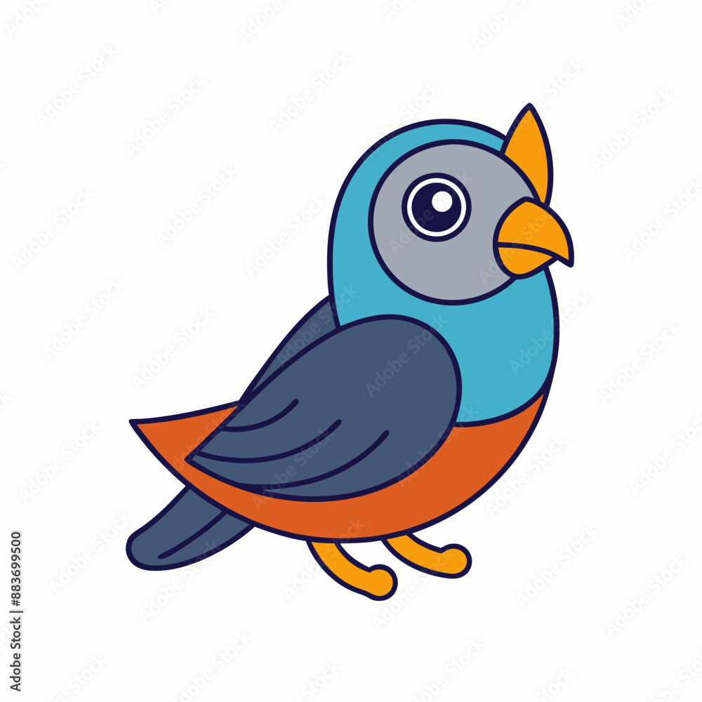 Fototapeta premium Cuckoo icon Vector Illustration on white background