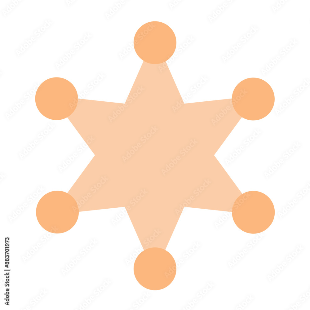sheriff badge icon 