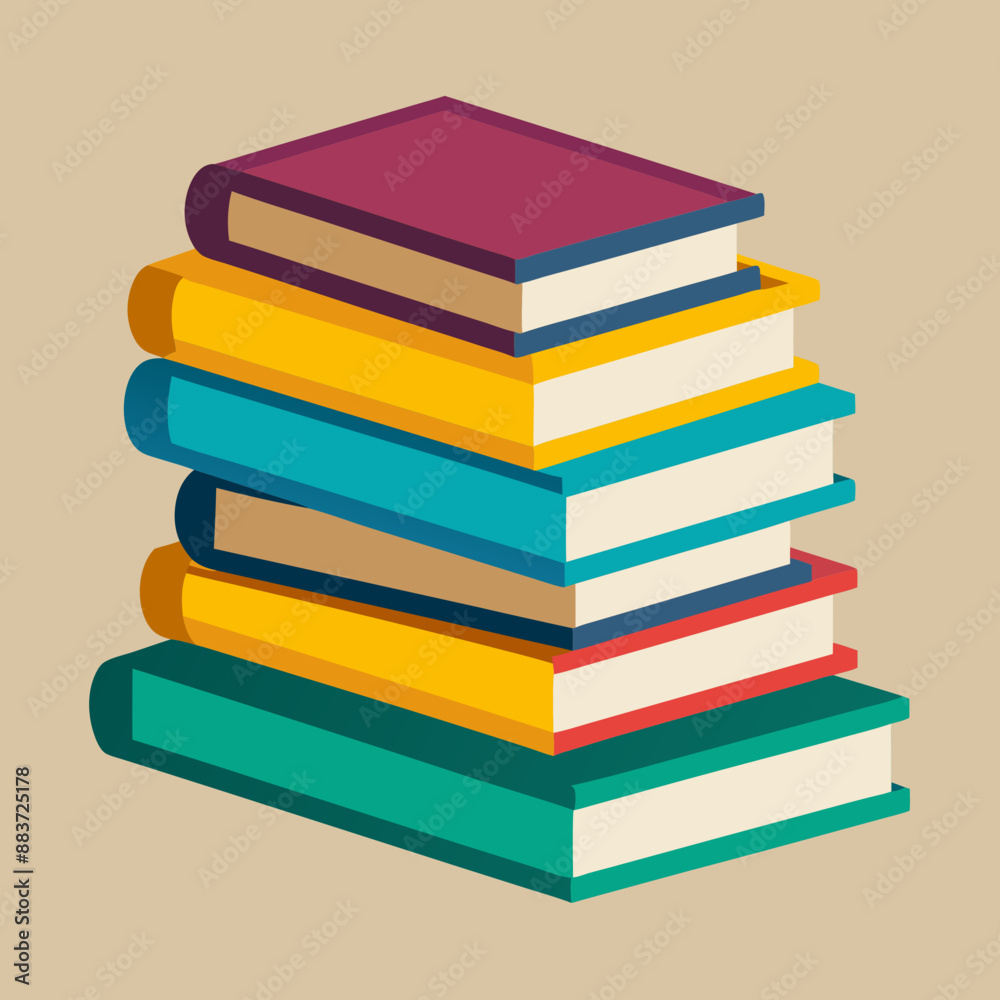 Book icon vector illustration on white background Book icon vector illustration on white background