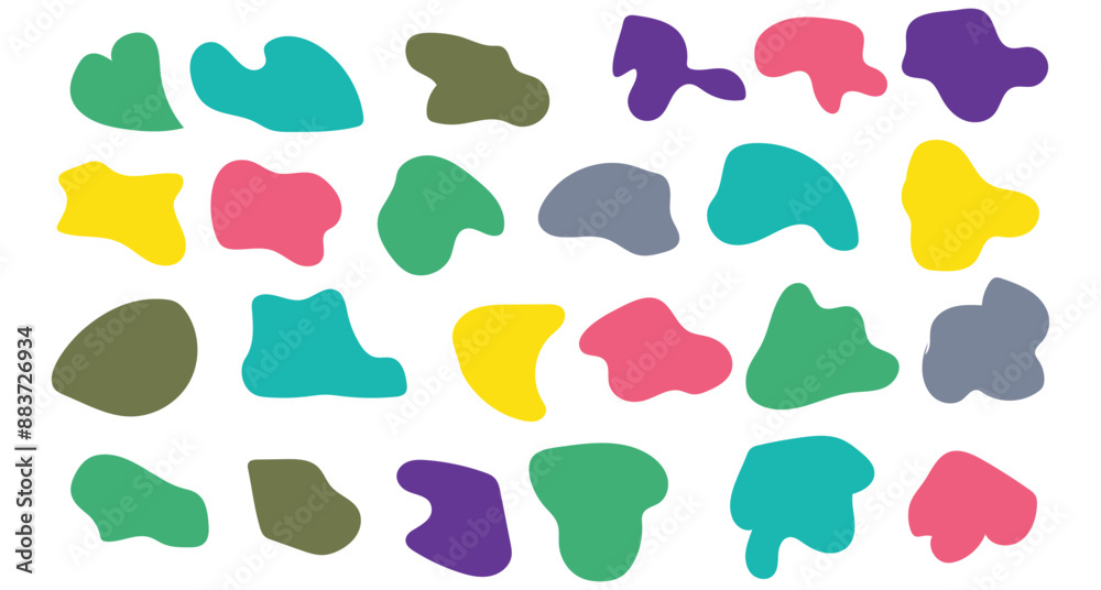 set of colorful blobs and rock. Abstract blobs background. Blobs pattern. Liquid shape. Background of stones. Drops or stone silhouettes. Abstract watery forms template. Vector. set of colorful blobs and rock. Abstract blobs background. Blobs pattern. Liquid shape. Background of stones. Drops or stone silhouettes. Abstract watery forms template. Vector.