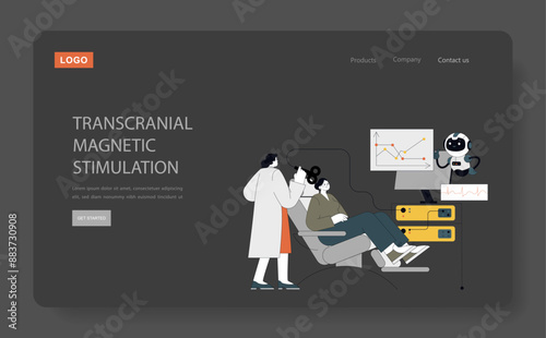 PTSD Prevention in First Responders. Flat Vector Illustration