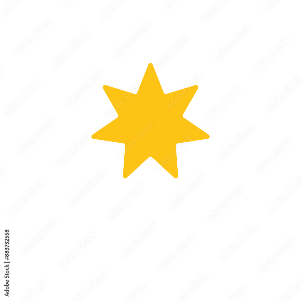 golden star icon vector. gold star isolated on white. golden star icon vector. gold star isolated on white.