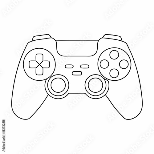 Gaming controller vector illustration