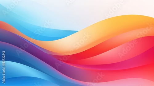 Wave gradient background illustration vector