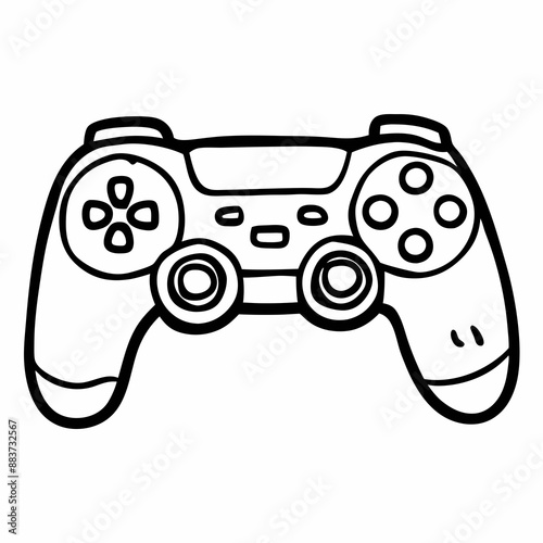 Gaming controller vector illustration