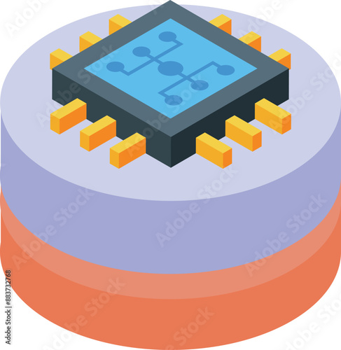 Microchip processing data and performing machine learning operations