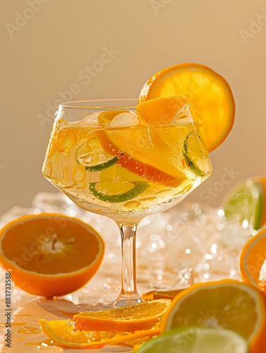 Orange Flavored Vodka and Campari Recipe photo