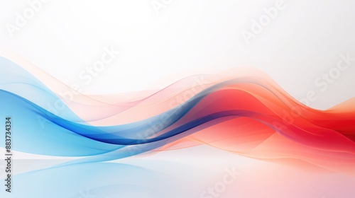 Wave vector element with abstract lines for website banner and brochure curve flow motion illustration vector lines smart background design