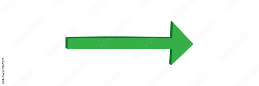Green long arrow pointing to the right. Straight long arrow icon, right thin line, Green cursor, horizontal element, thick pointer vector long arrow icon. Bold arrow icon. Green long arrow pointing to the right. Straight long arrow icon, right thin line, Green cursor, horizontal element, thick pointer vector long arrow icon. Bold arrow icon.