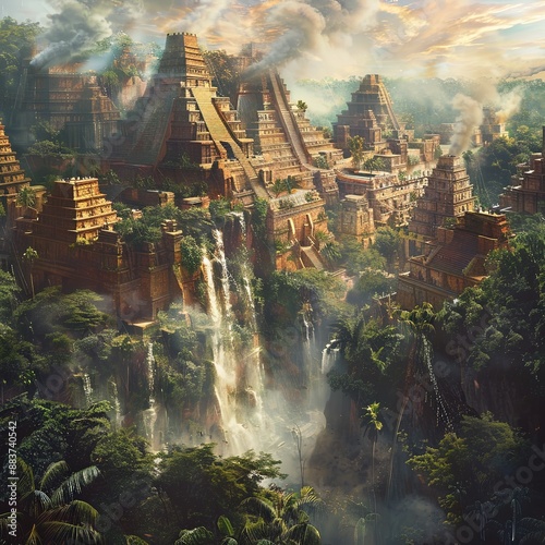 The mythical city of El Dorado, famous for its boundless riches and golden splendor.