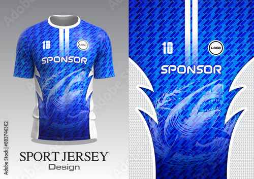 Sport jersey Blue Shark