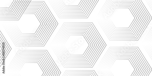 Abstract white background with hexagons. Abstract hexagon polygonal pattern background vector. seamless bright white Pattern with hexagons illustration of a honeycomb. Futuristic surface .