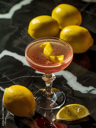 Masterful Italian 75 Cocktail Creation photo