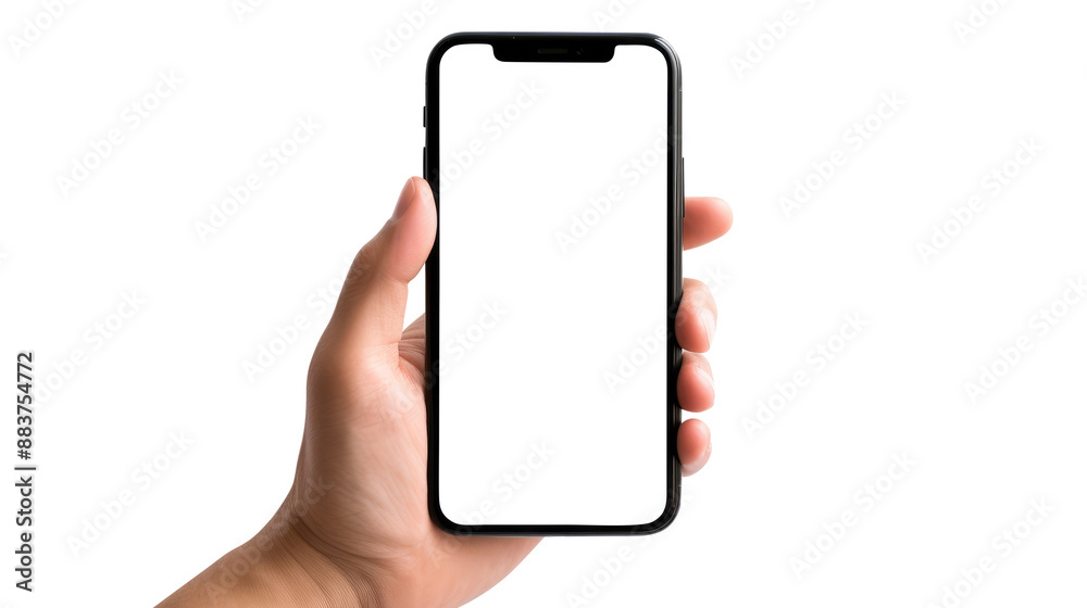 hand holding smart phone isolated on transparent background Remove png, Clipping Path, pen tool hand holding smart phone isolated on transparent background Remove png, Clipping Path, pen tool