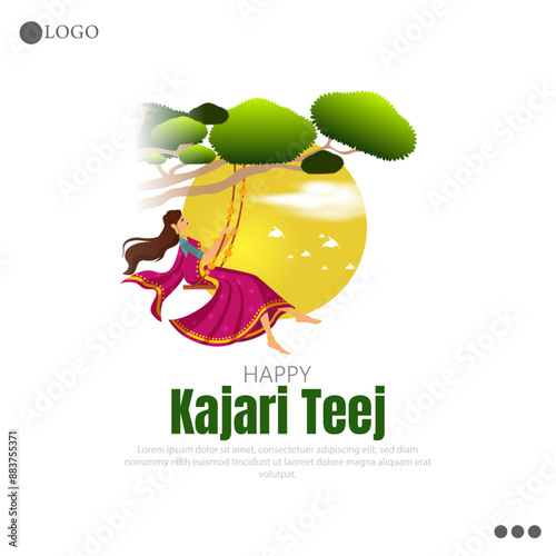 Kajari Teej, celebrated primarily in North India, is a traditional Hindu festival that falls on the third day of the Krishna Paksha in the month of Bhadrapada.