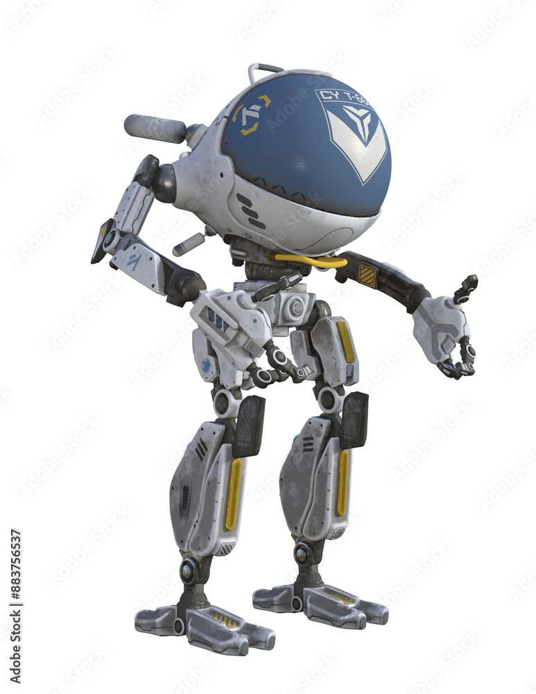 3d render humanoid android robot 3d render humanoid android robot