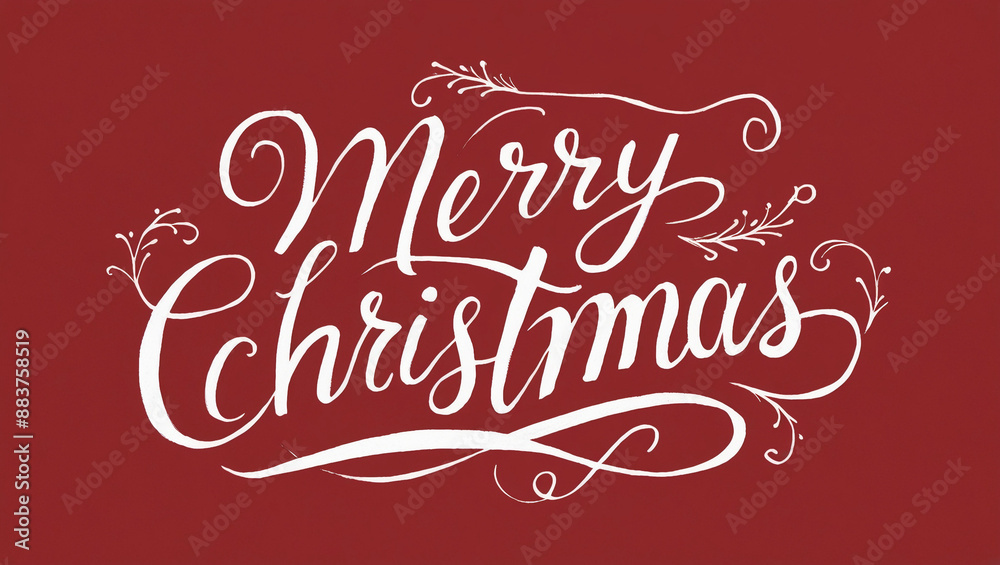 merry christmas lettering