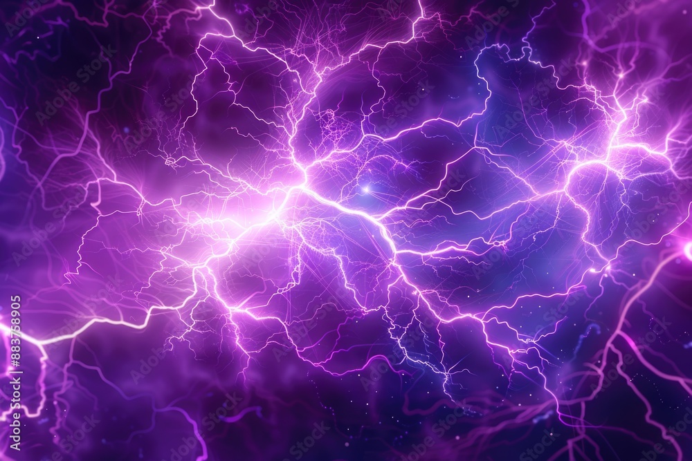 Purple Black Lightning Background Close Up Purple Black Lightning Background Close Up