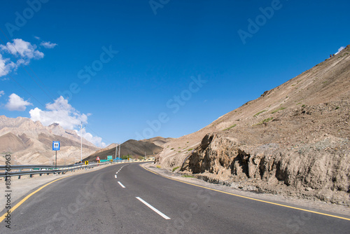 amazing landscape ,roadways ,and mesmerizing beauty of Leh , India