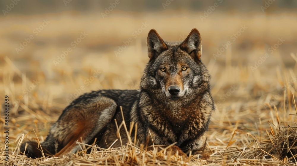 Obraz premium black backed jackal