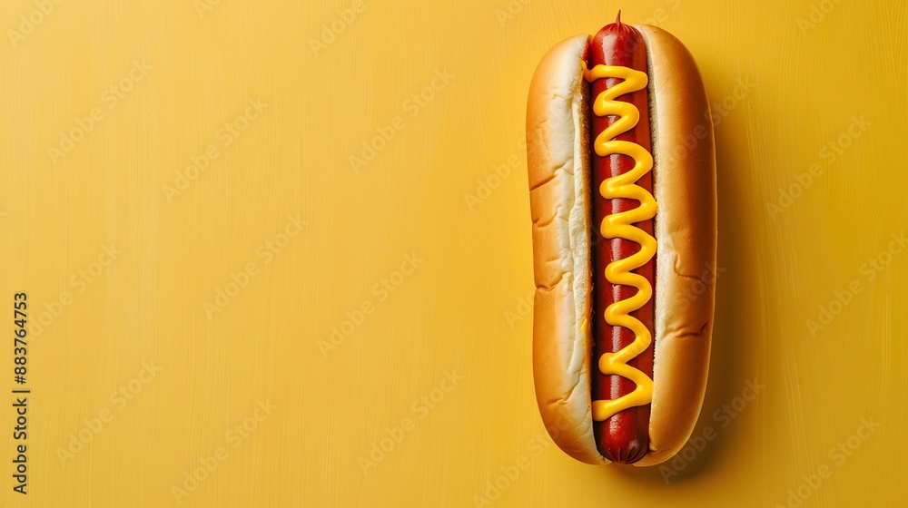 hotdog with copy space hotdog with copy space
