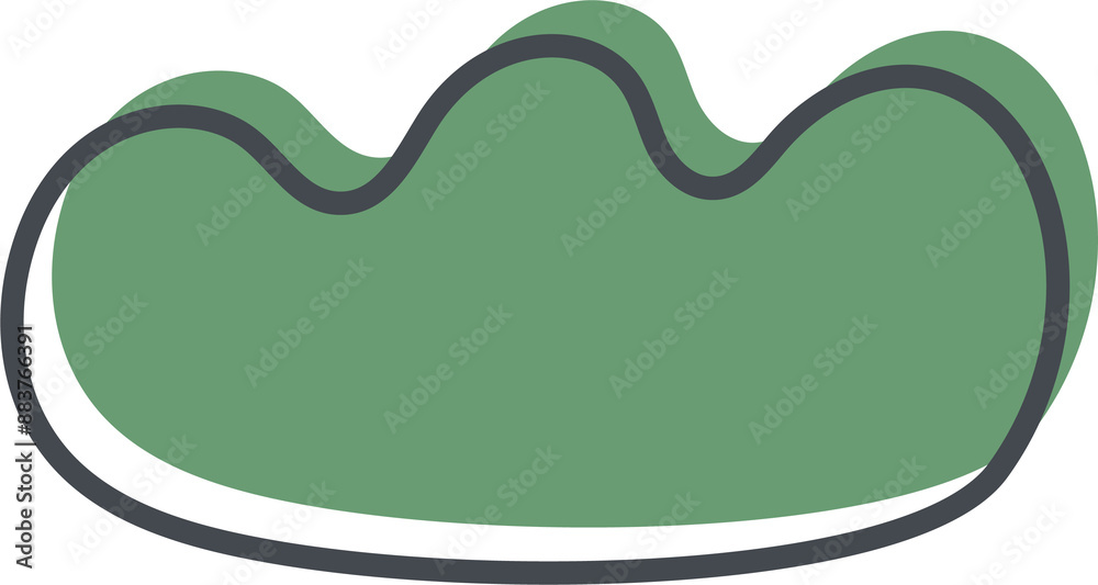 Irregular organic blob. Abstract round liquid form. Random fluid bubble and simple amoeba wavy splash. Green stain blot and curvy asymmetric stain Irregular organic blob. Abstract round liquid form. Random fluid bubble and simple amoeba wavy splash. Green stain blot and curvy asymmetric stain