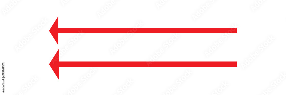 red Long arrows icon set. Vector set of trendy left sided long arrows in flat style. Replaceable vector design.
red Long arrows icon set. Vector set of trendy left sided long arrows in flat style. Replaceable vector design.