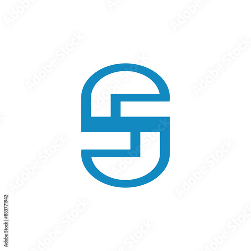 creative initial letter S logo design vector template