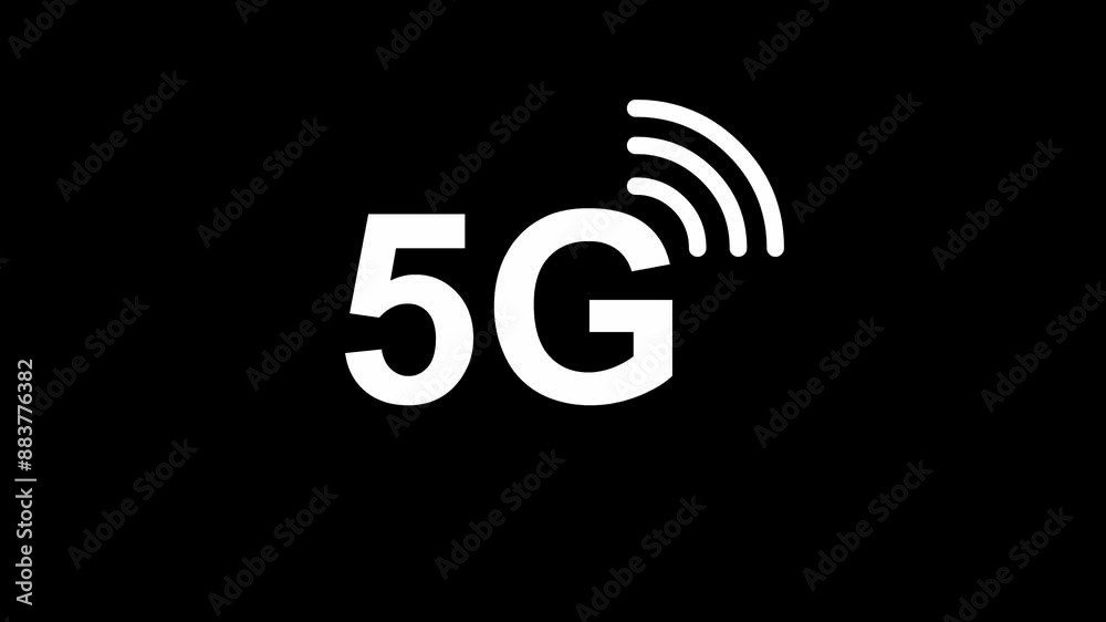 Animation of switching from 4G to 5G network