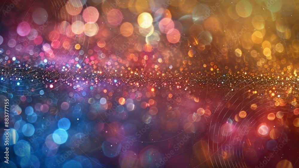 Hintergrundanimation für Technik, Audio, Video, Wissenschaft, Energie und mehr, made by AI