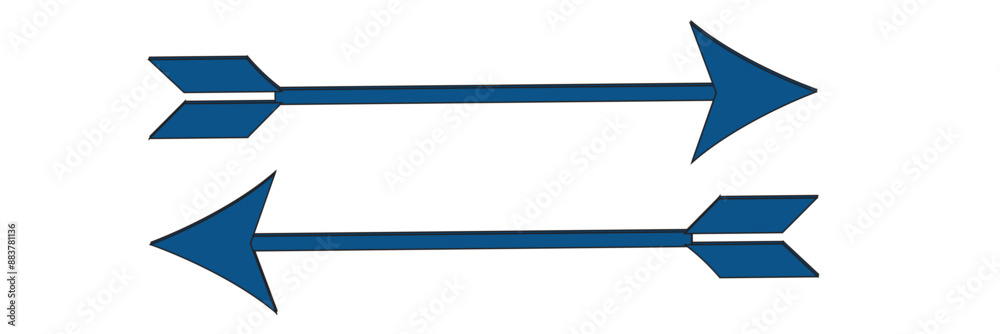 Blue long arrow vector icon set. Blue long arrow pointing to the right. Straight long arrow icon, right thin line, blue cursor, horizontal element, thick pointer vector long arrow icon. Eps 10.
Blue long arrow vector icon set. Blue long arrow pointing to the right. Straight long arrow icon, right thin line, blue cursor, horizontal element, thick pointer vector long arrow icon. Eps 10.