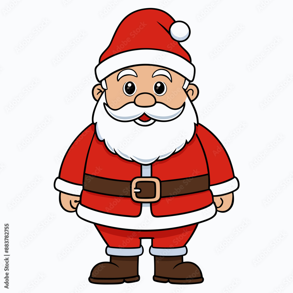 Christmas santa claus Vector Illustration, santa claus Vector Art, Christmas santa claus Silhouette, santa claus with a bag cartoon Character icon Christmas santa claus Vector Illustration, santa claus Vector Art, Christmas santa claus Silhouette, santa claus with a bag cartoon Character icon