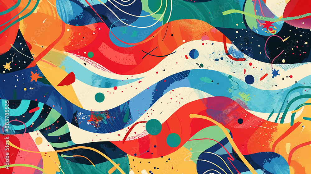 Obraz premium Modern illustration of an abstract card background in modern style Wallpaper design
