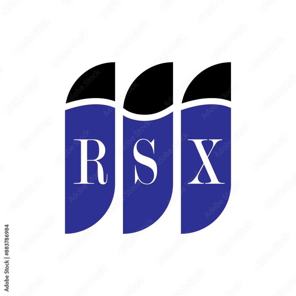 RSX letter logo design on white background. Creative modern RSX letter logo design. Vector design. RSX letter logo design on white background. Creative modern RSX letter logo design. Vector design.