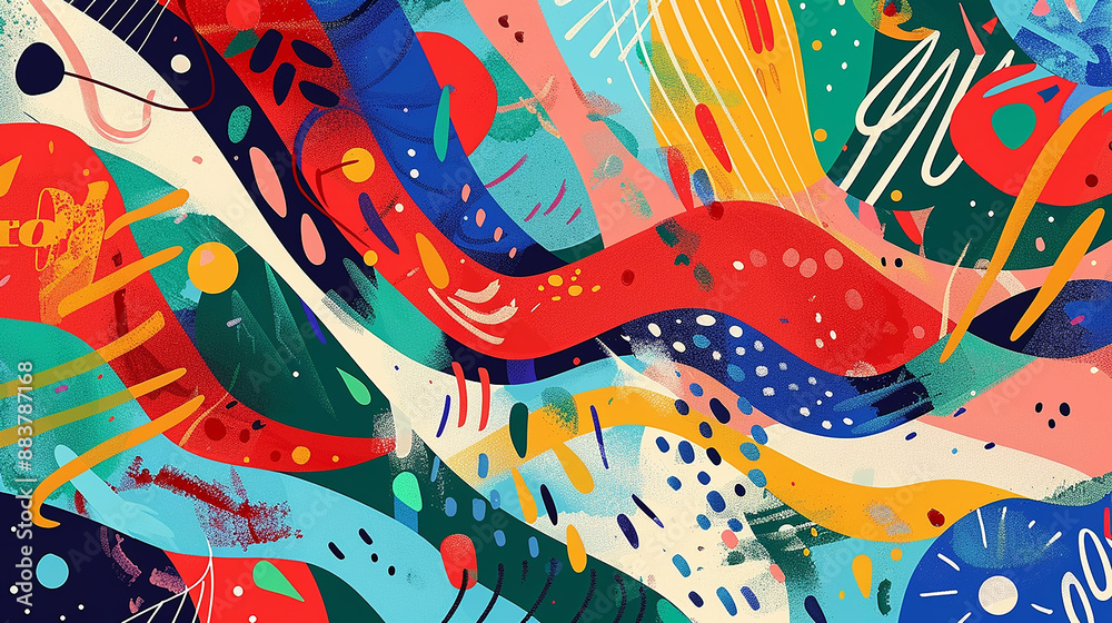 Modern illustration of an abstract card background in modern style Wallpaper design