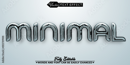 Minimal  Vector Editable Text Effect Template