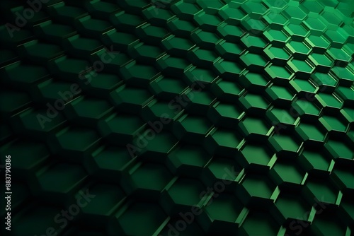 Vibrant Abstract Green Surface with Honeycomb Structure, Abstract, Green, Surface, Honeycomb, Structure, Pattern, Geometric, Hexagonal