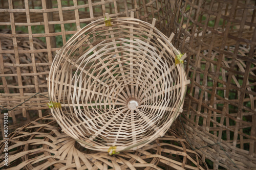 Obraz na plátně Basketry made from bamboo